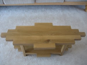 White-oak coffee table